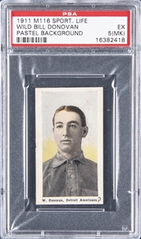 1911 M116 Sporting Life Wild Bill Donovan, Pastel Background - PSA EX 5 (MK)
